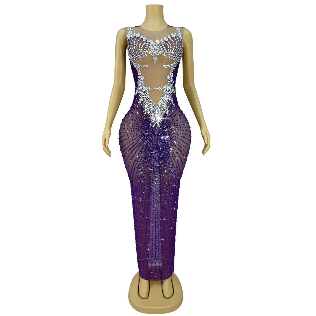 CELESINYI Chijin Crystal Purple Gown