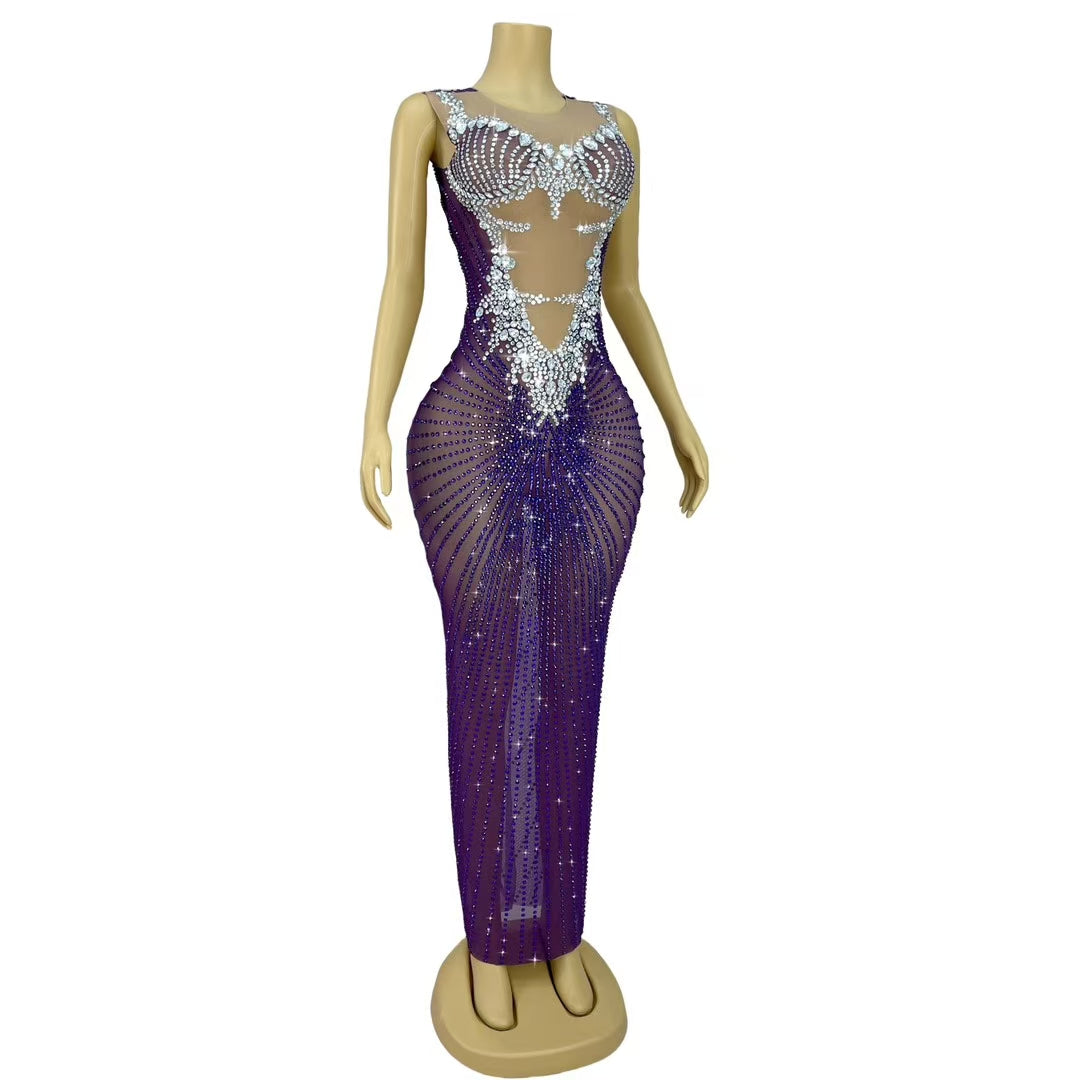 CELESINYI Chijin Crystal Purple Gown