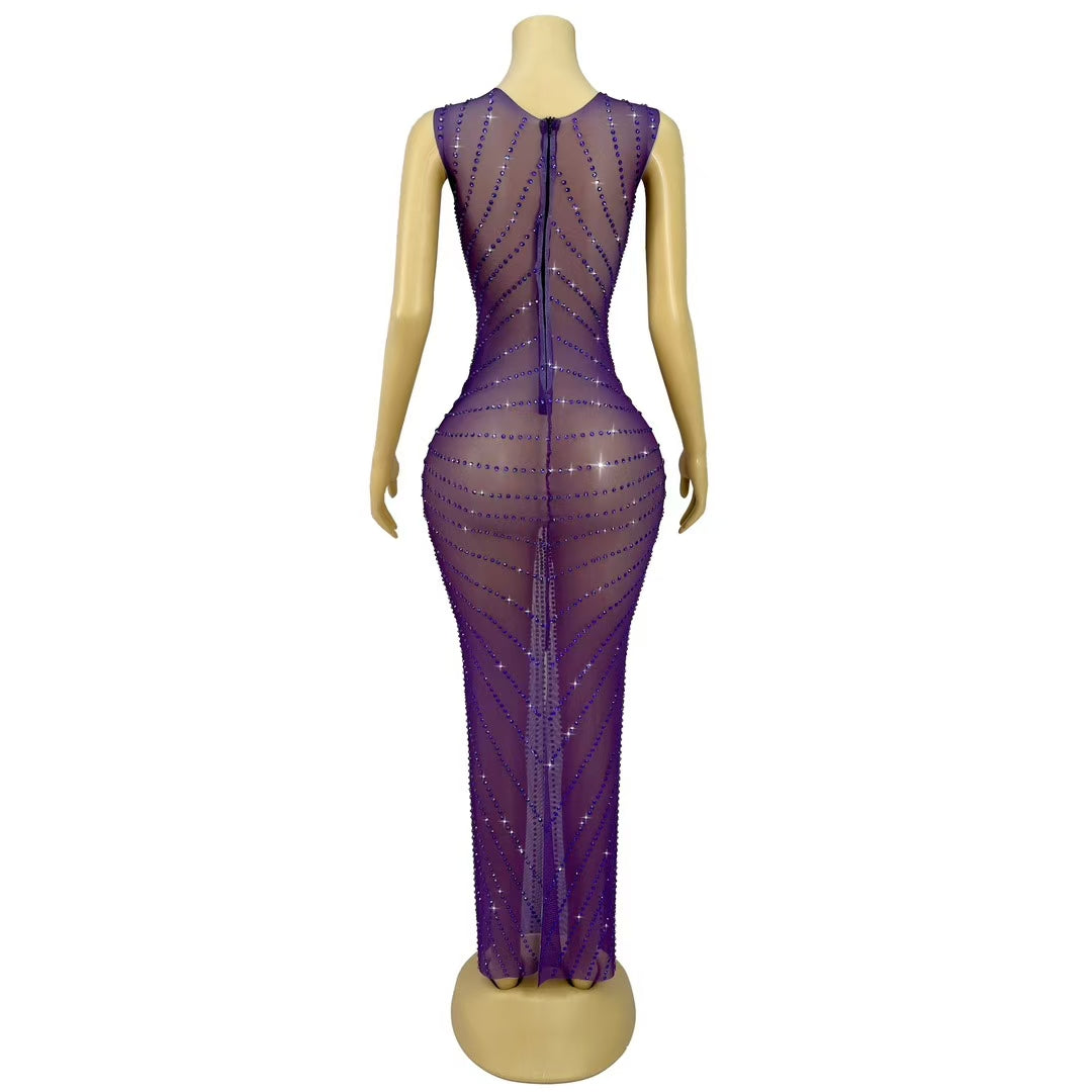 CELESINYI Chijin Crystal Purple Gown