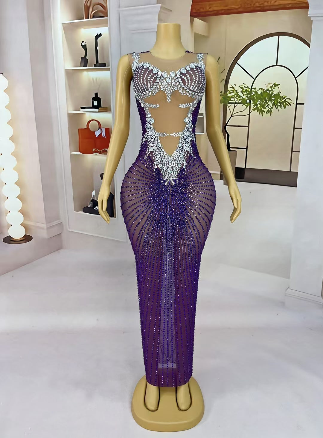 CELESINYI Chijin Crystal Purple Gown