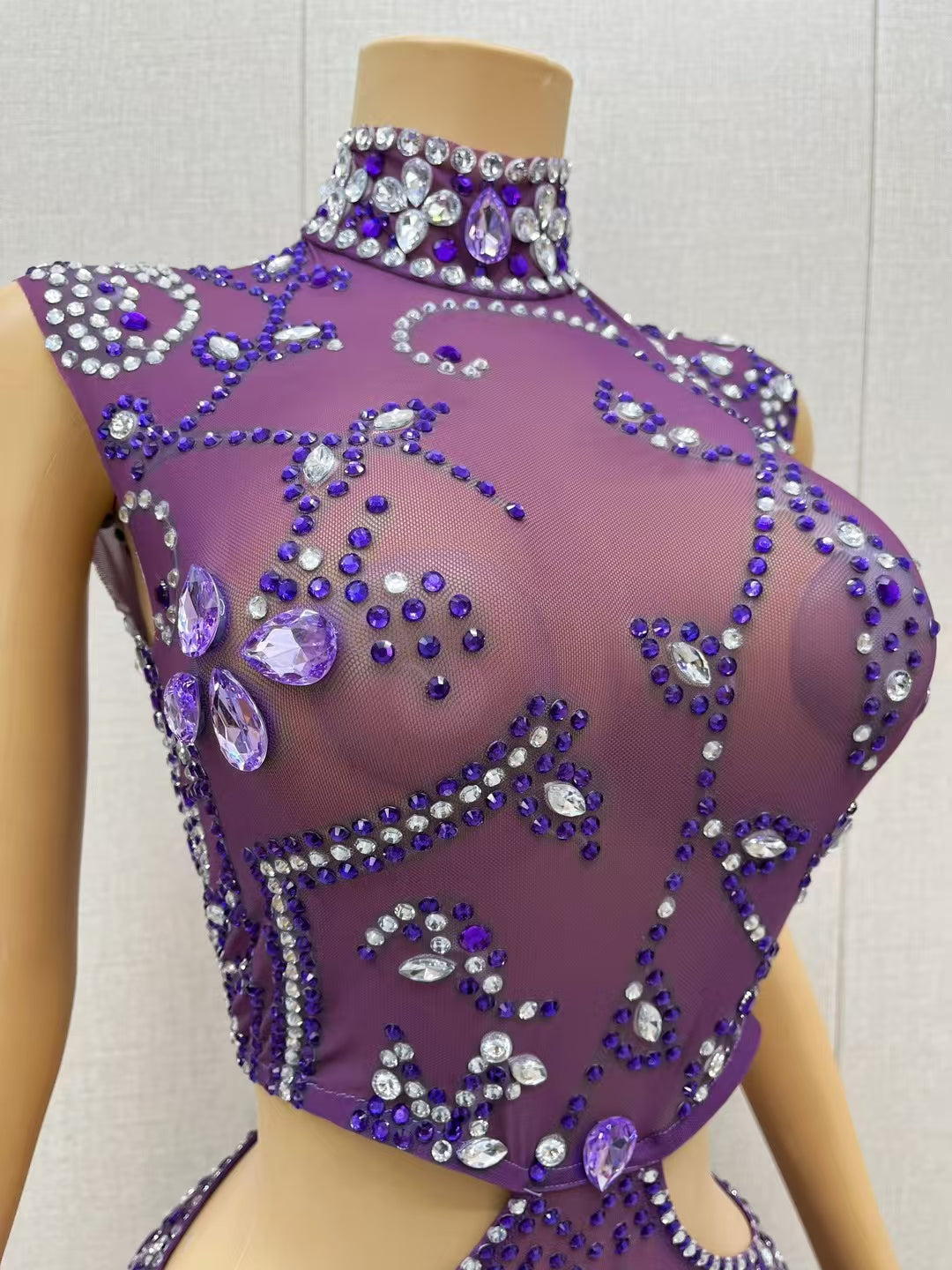 CELESINYI Ziluocha Crystal Purple Crop Set