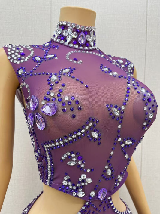 CELESINYI Ziluocha Crystal Purple Crop Set