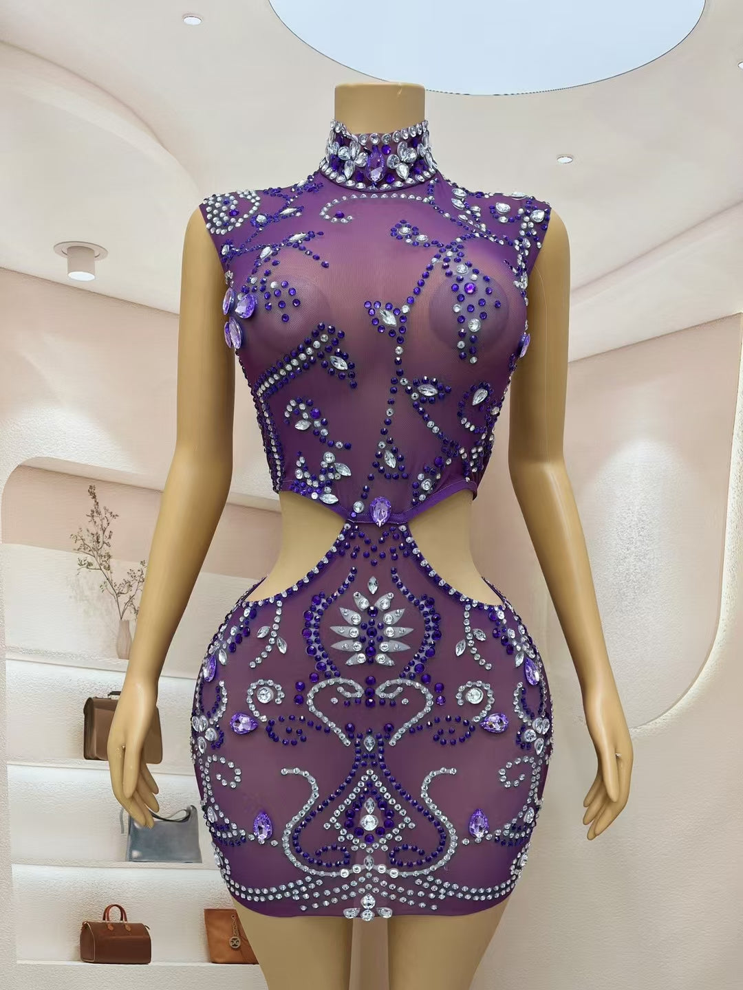 CELESINYI Ziluocha Crystal Purple Crop Set