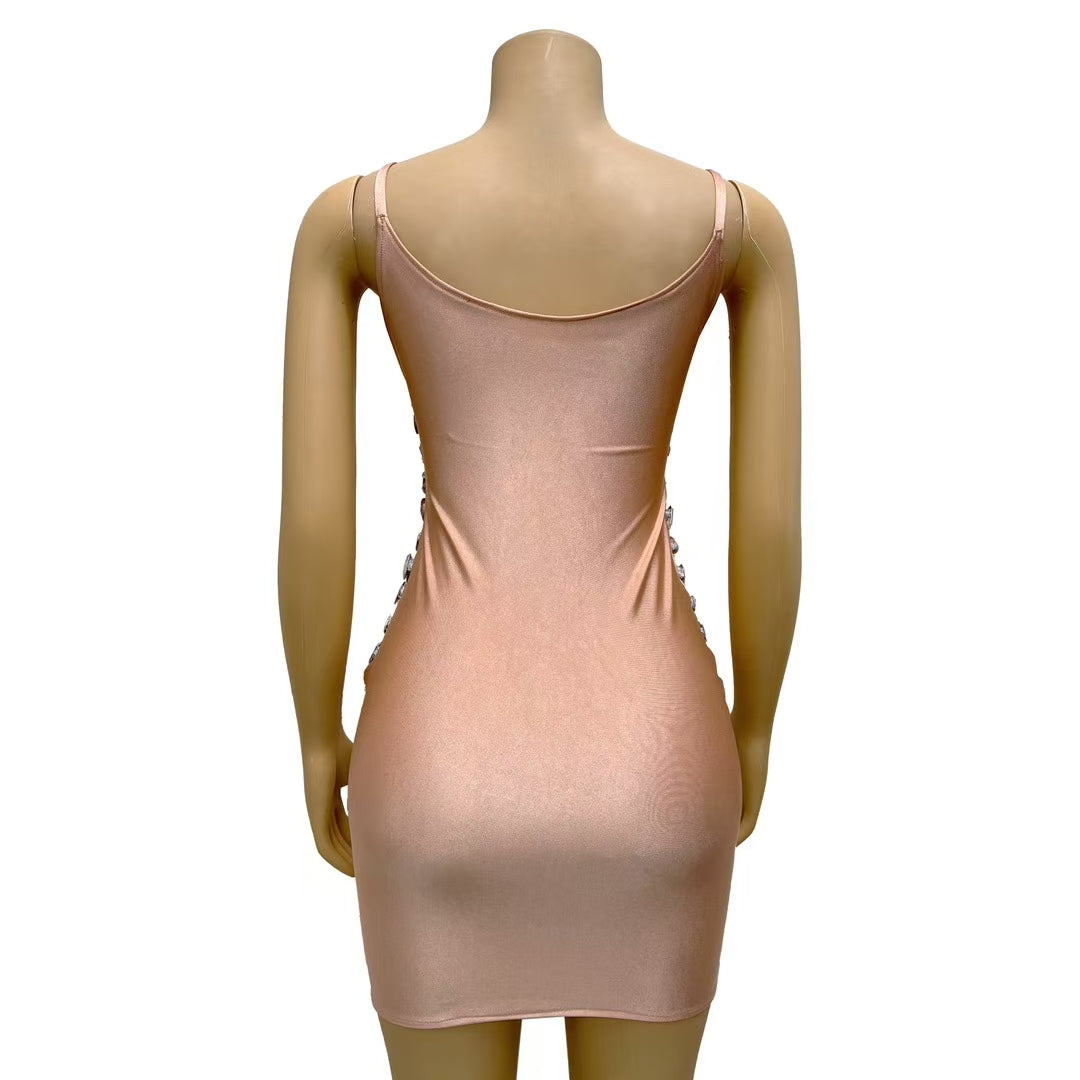CELESINYI Beixin Crystal Scoop Tank Gown