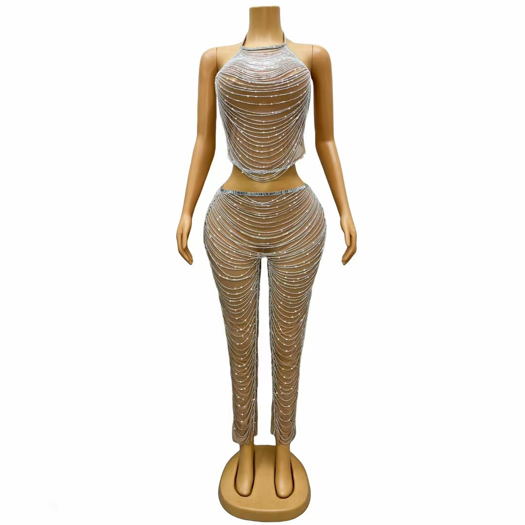 CELESINYI Dudou Crystal Two-Piece Set