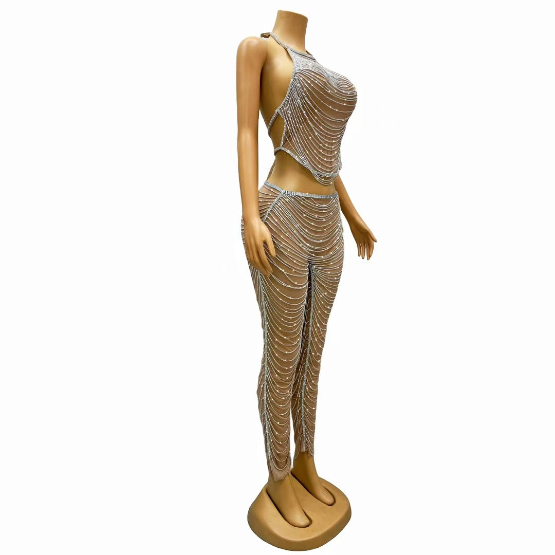 CELESINYI Dudou Crystal Two-Piece Set