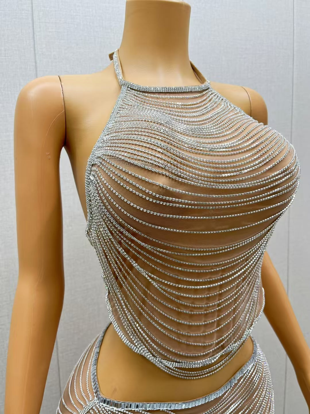 CELESINYI Dudou Crystal Two-Piece Set