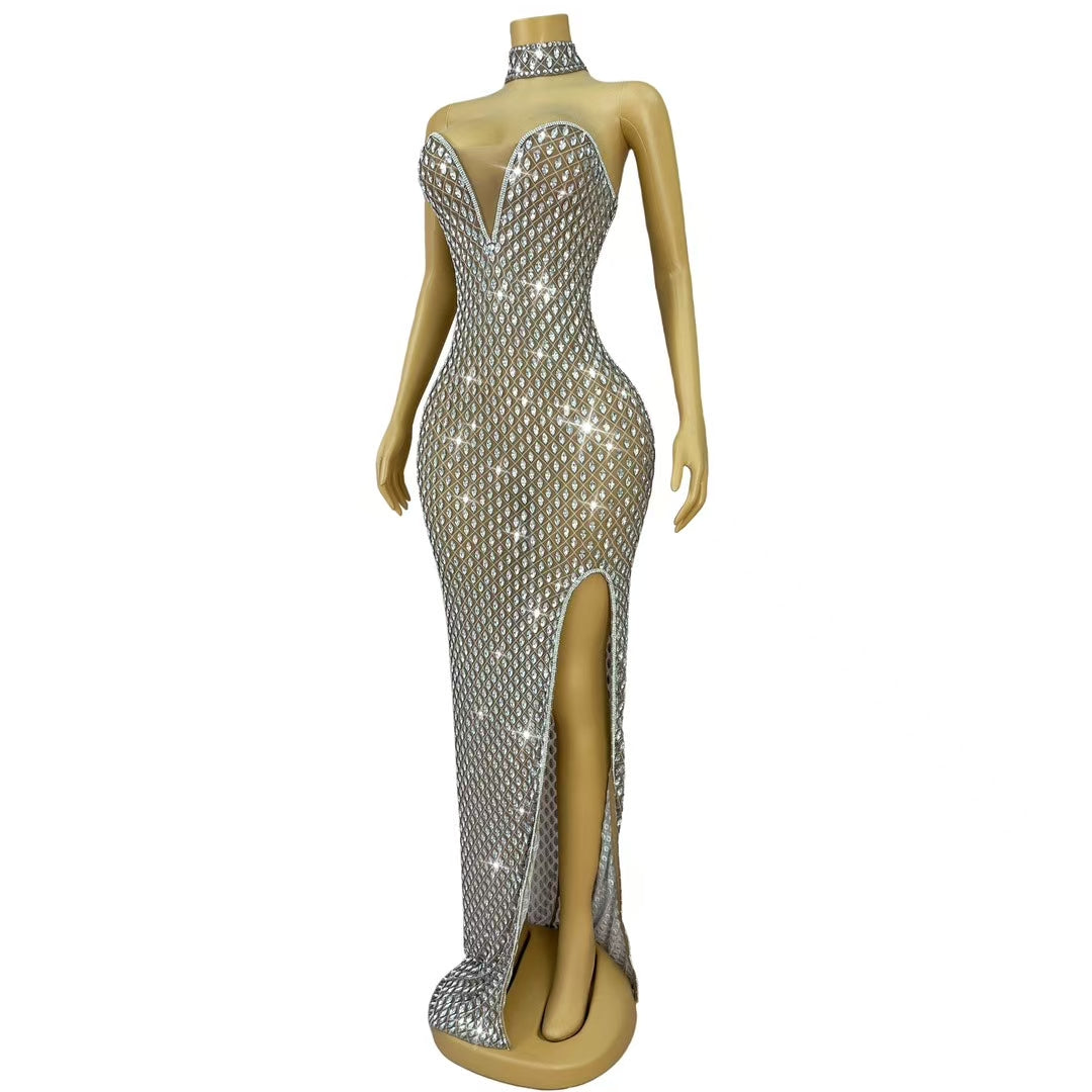 CELESINYI Manmayan Crystal Marquise Gown