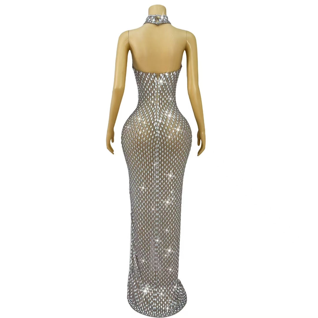 CELESINYI Manmayan Crystal Marquise Gown