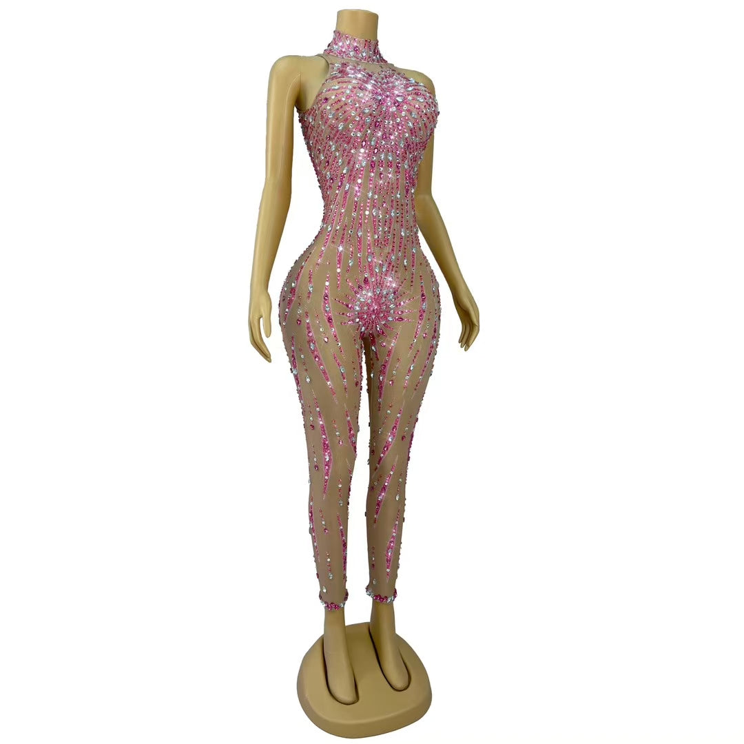 CELESINYI Fengye Crystal Maple Jumpsuit