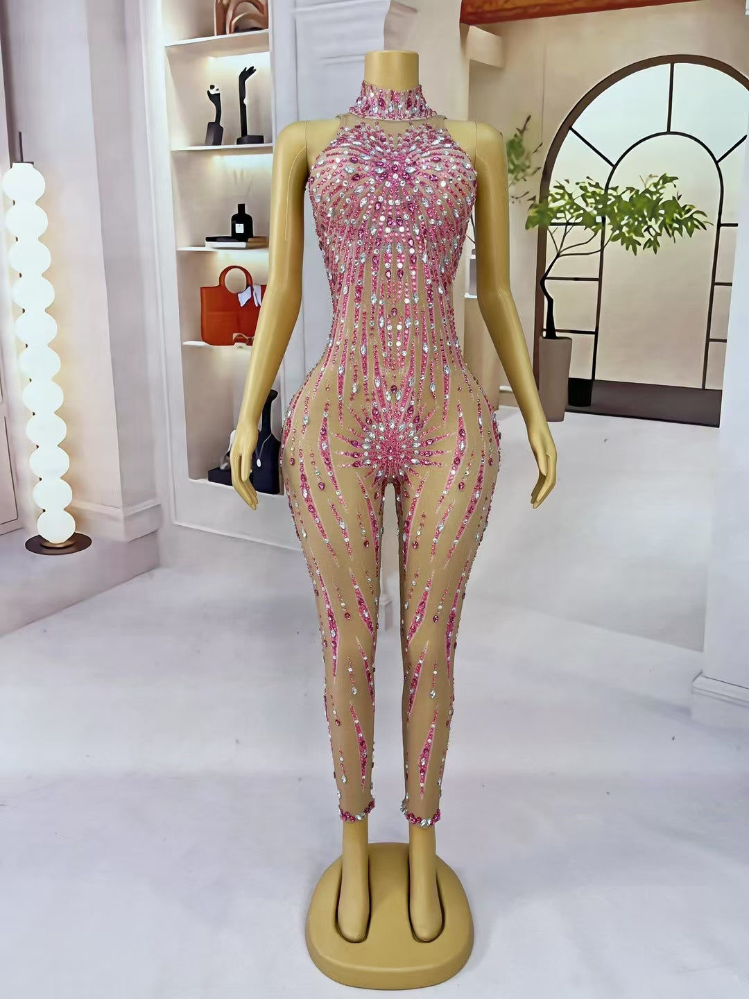 CELESINYI Fengye Crystal Maple Jumpsuit