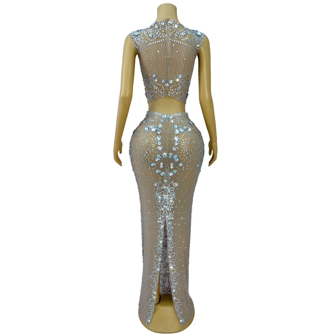 CELESINYI Fenti Crystal Flower Set