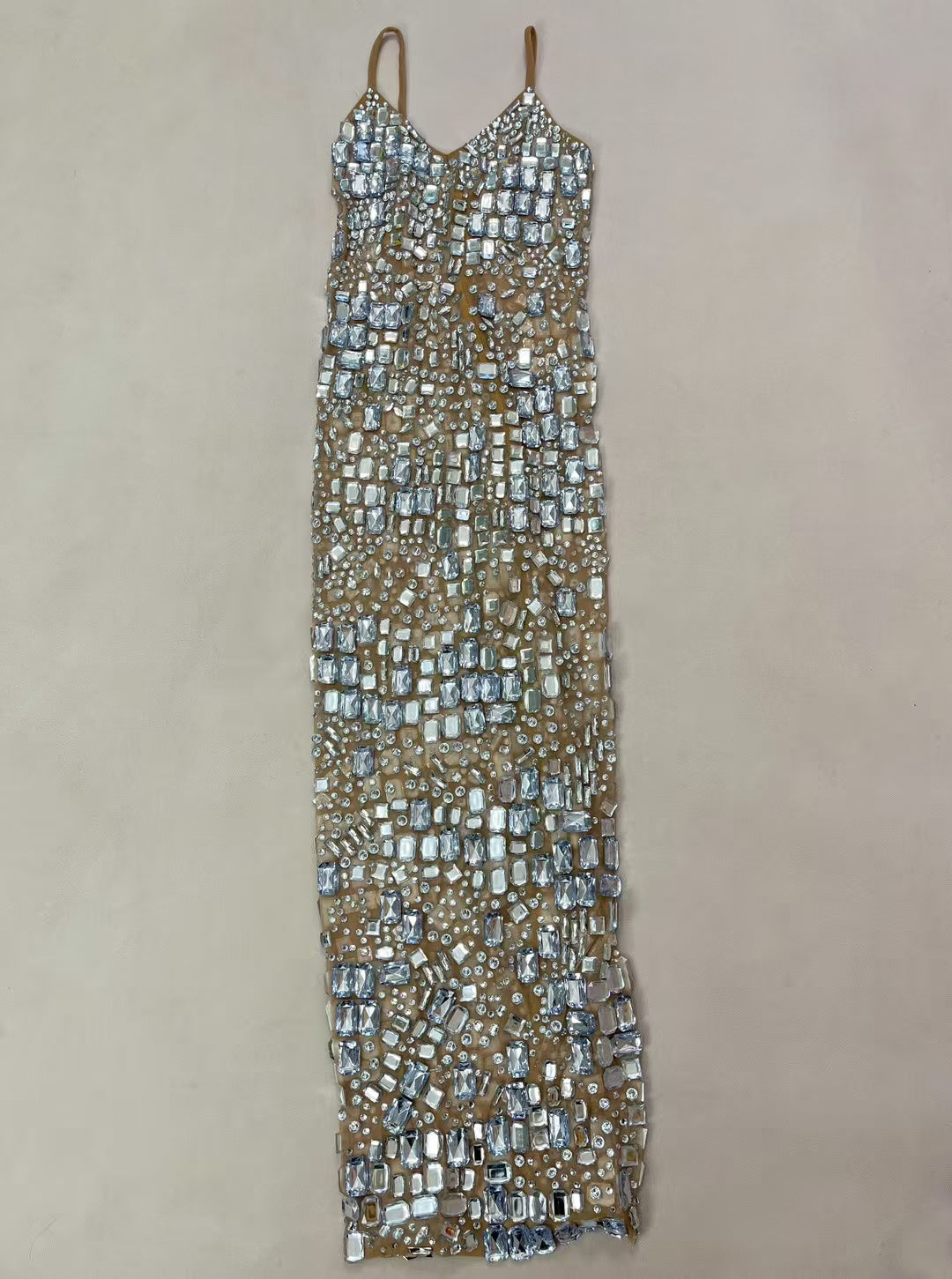 CELESINYI Fangcun Crystal Square Gown