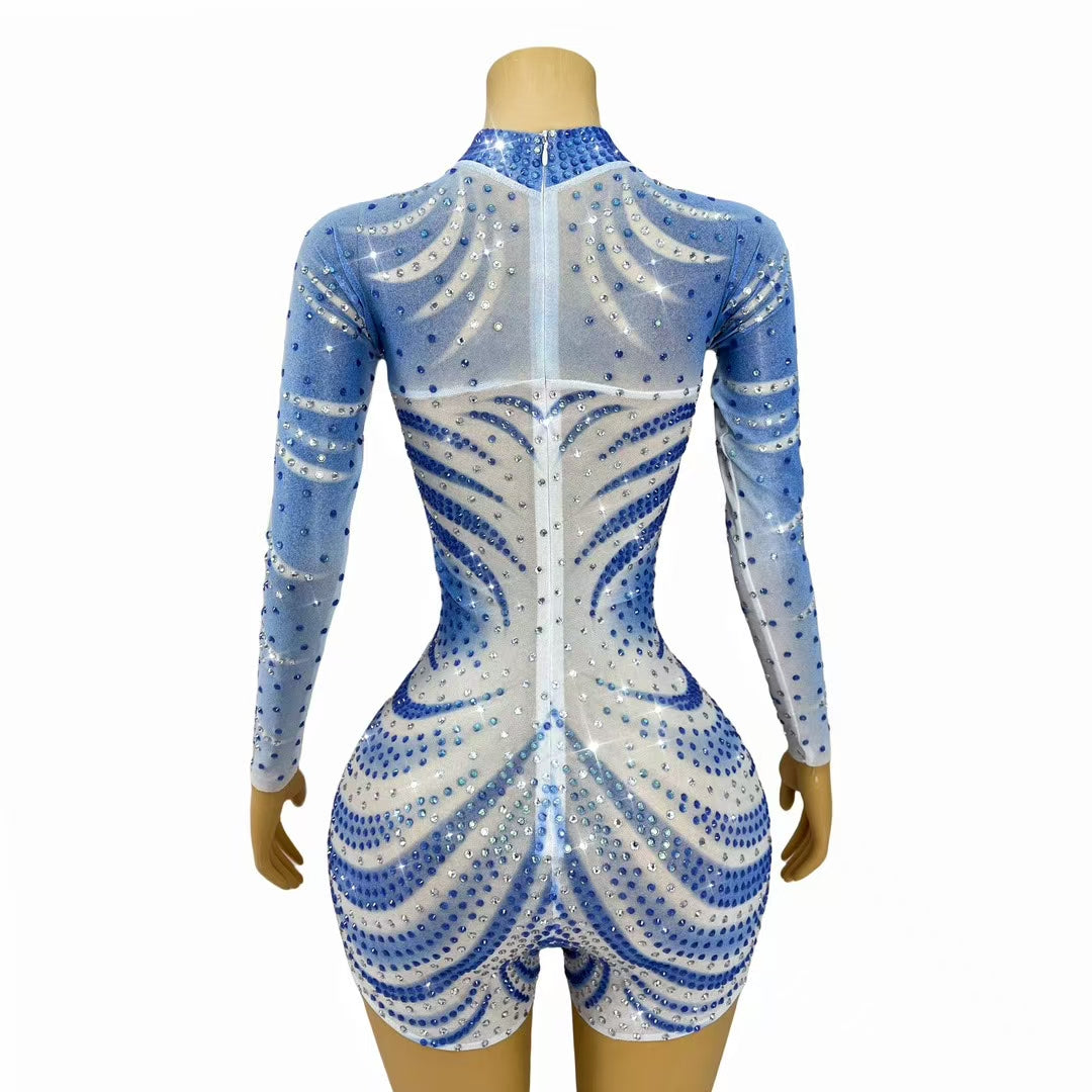 CELESINYI Lantianbaiyun Crystal Sky Gown