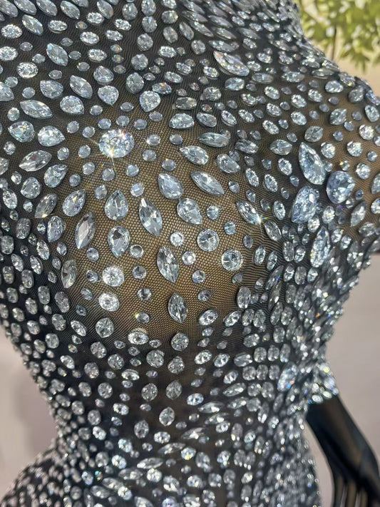 CELESINYI Waixingren Crystal Alien Glove Jumpsuit