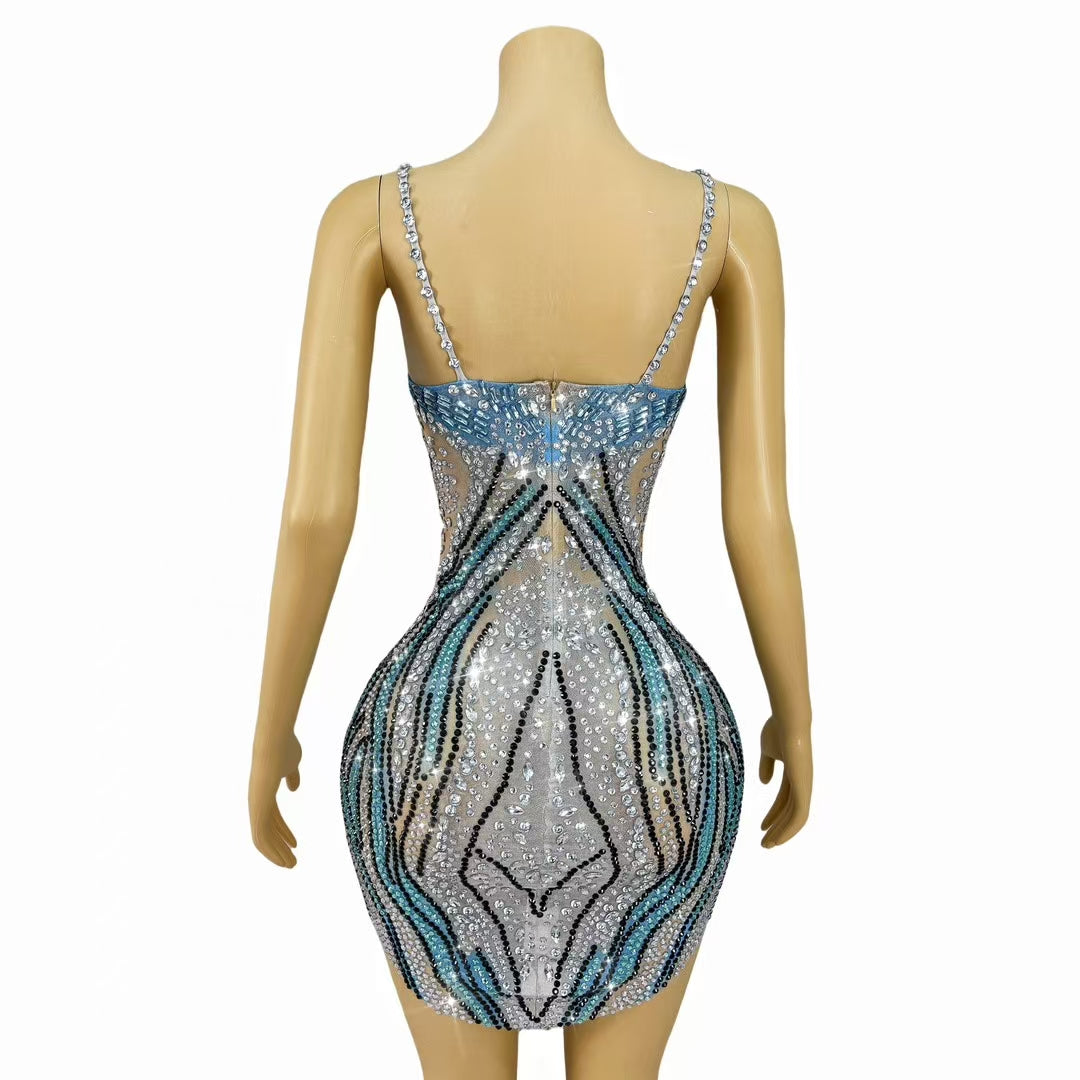 CELESINYI Qinghaiyan Crystal Leotard