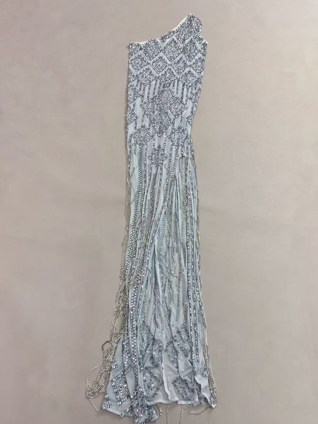 CELESINYI Lenglian Crystal Ice Gown