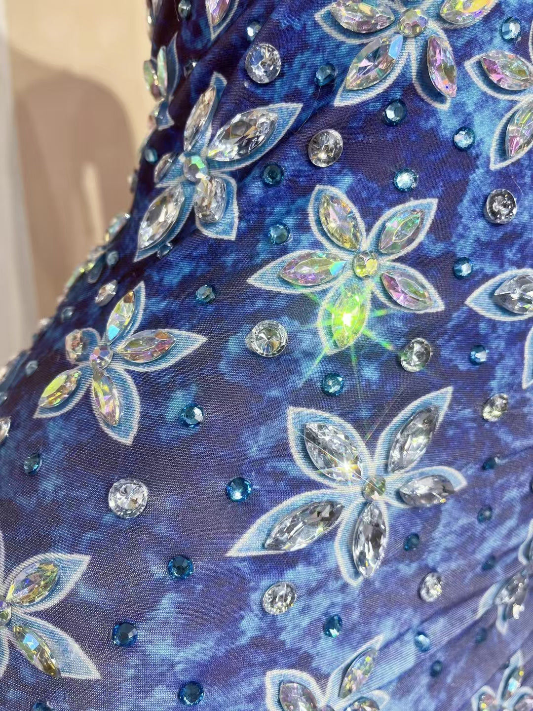 CELESINYI Xingluohua Crystal Star Leotard
