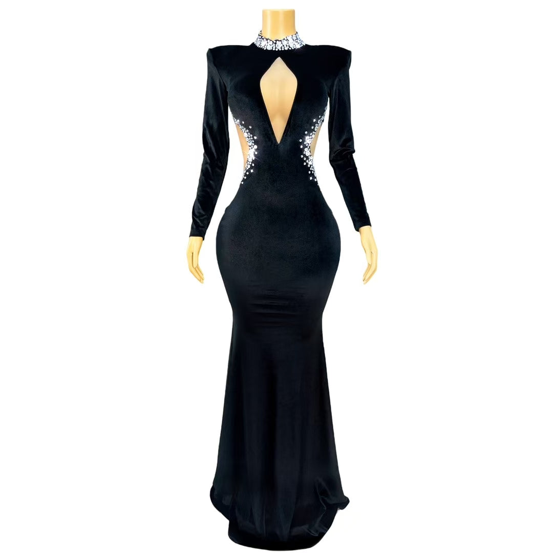 CELESINYI Heiying Crystal Mermaid Gown