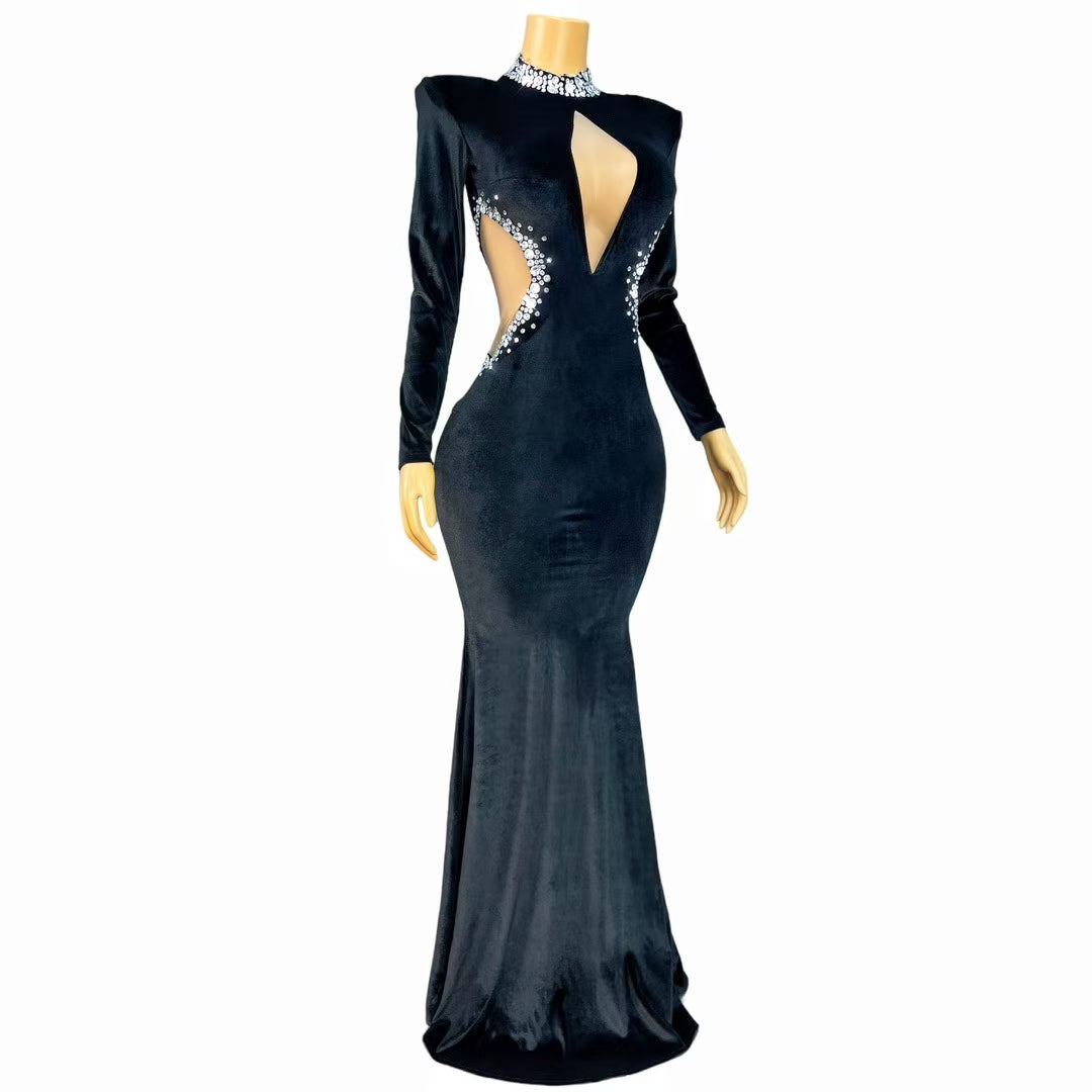 CELESINYI Heiying Crystal Mermaid Gown