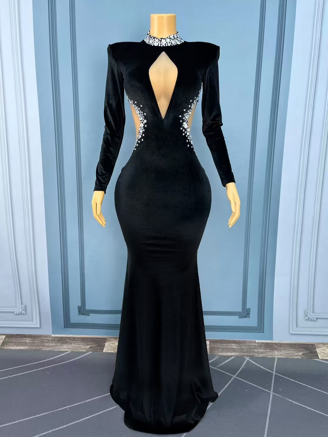 CELESINYI Heiying Crystal Mermaid Gown