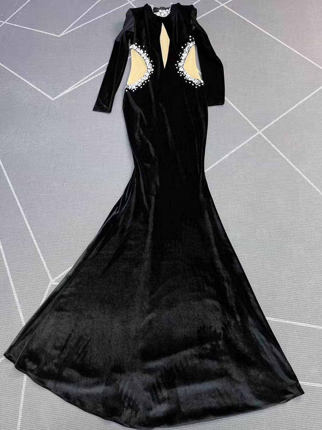 CELESINYI Heiying Crystal Mermaid Gown