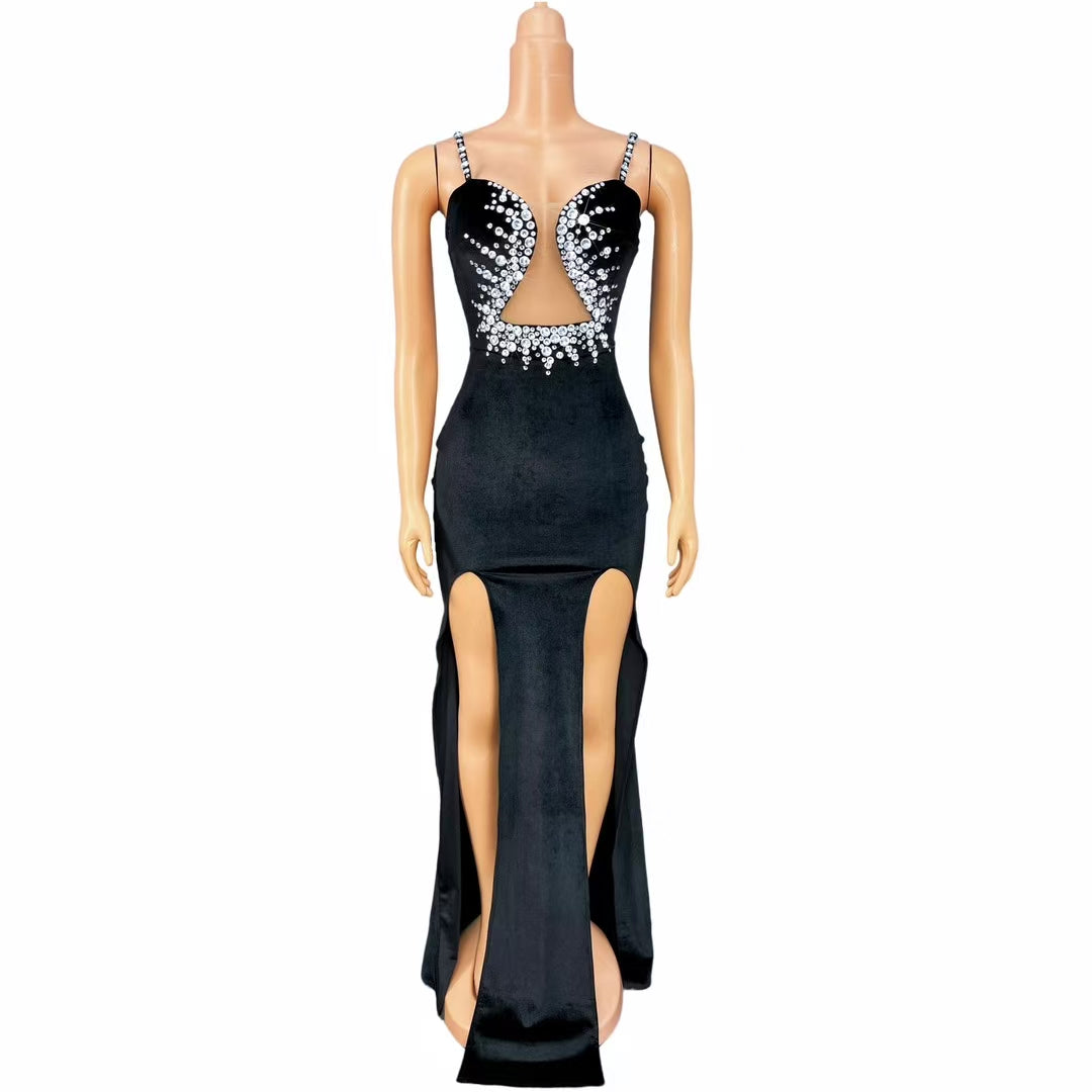 CELESINYI Ciwei Crystal Hedgehog Gown