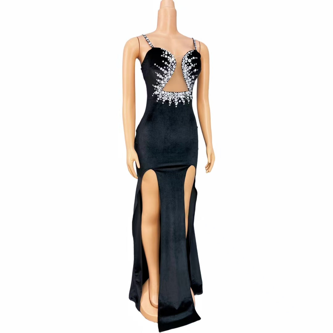 CELESINYI Ciwei Crystal Hedgehog Gown