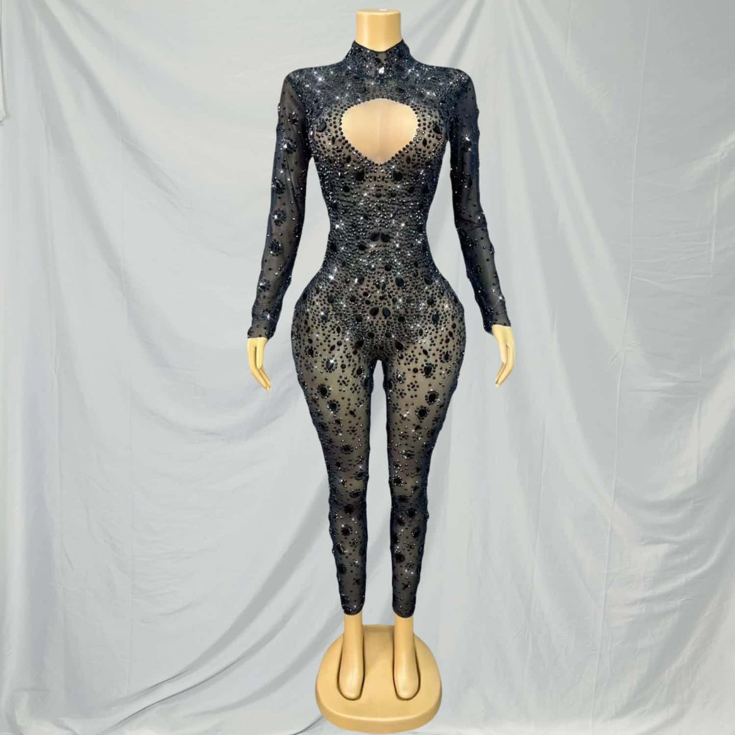 CELESINYI Yuanquan Crystal Circle Jumpsuit