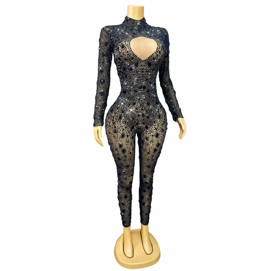 CELESINYI Yuanquan Crystal Circle Jumpsuit