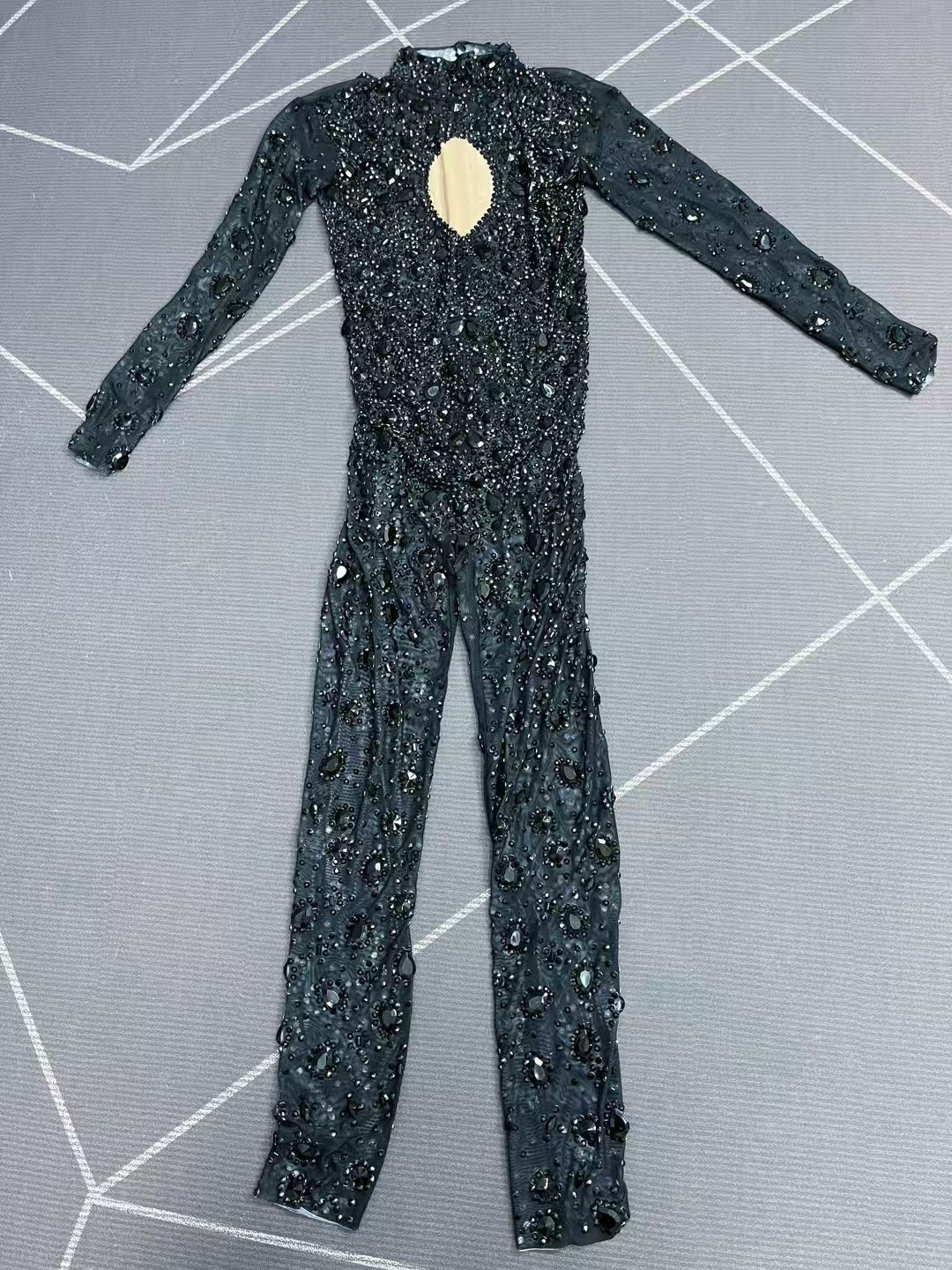 CELESINYI Yuanquan Crystal Circle Jumpsuit