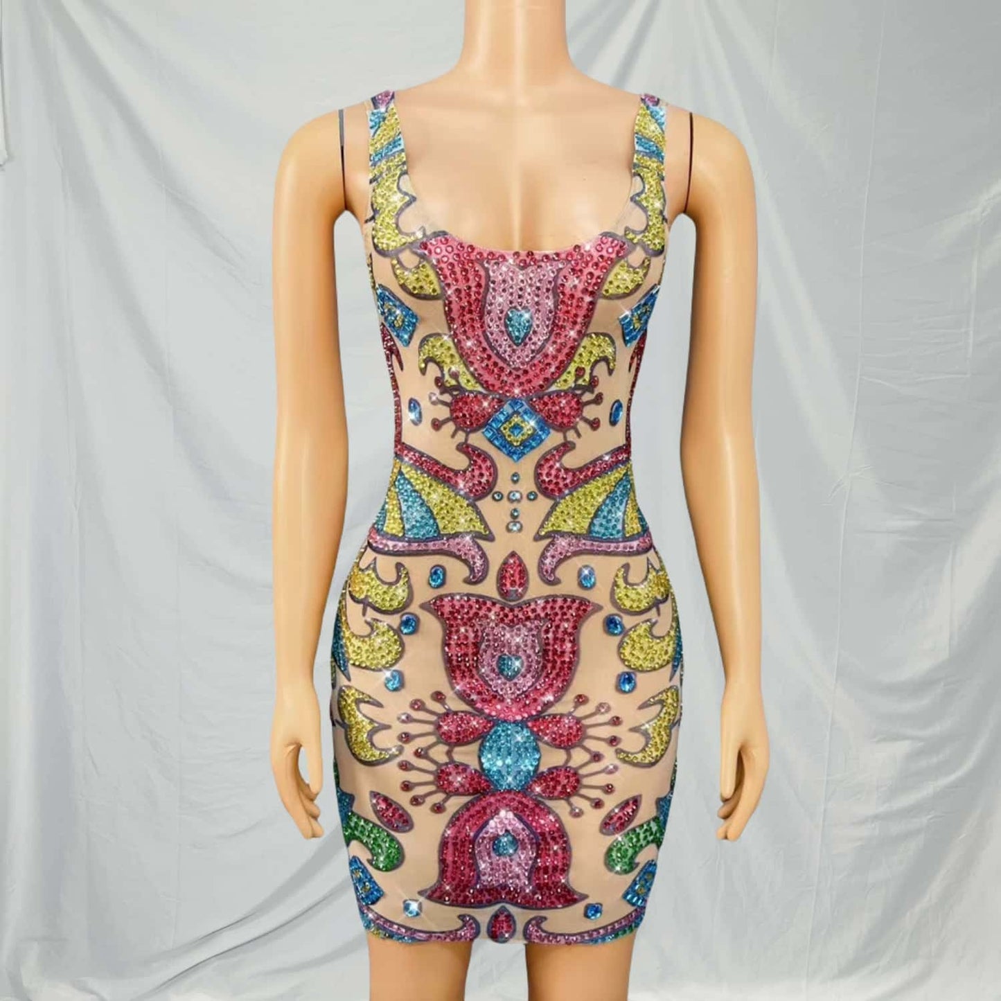 CELESINYI Qianhuakui Crystal Tulip Gown