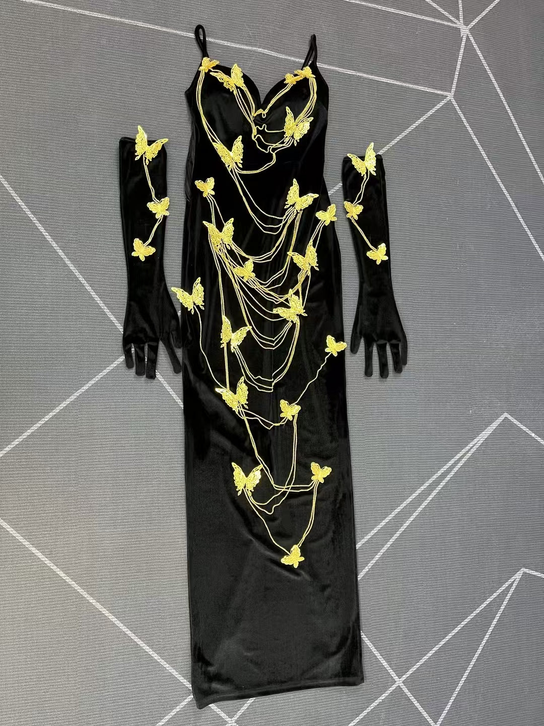 CELESINYI Jinshuhudie Crystal Butterfly Set