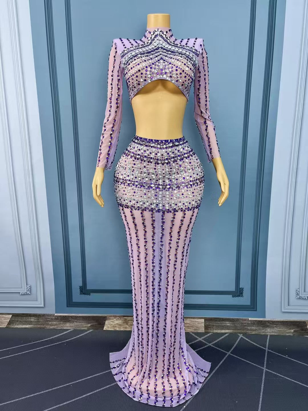 CELESINYI Putaoshu Crystal Grape Bodysuit