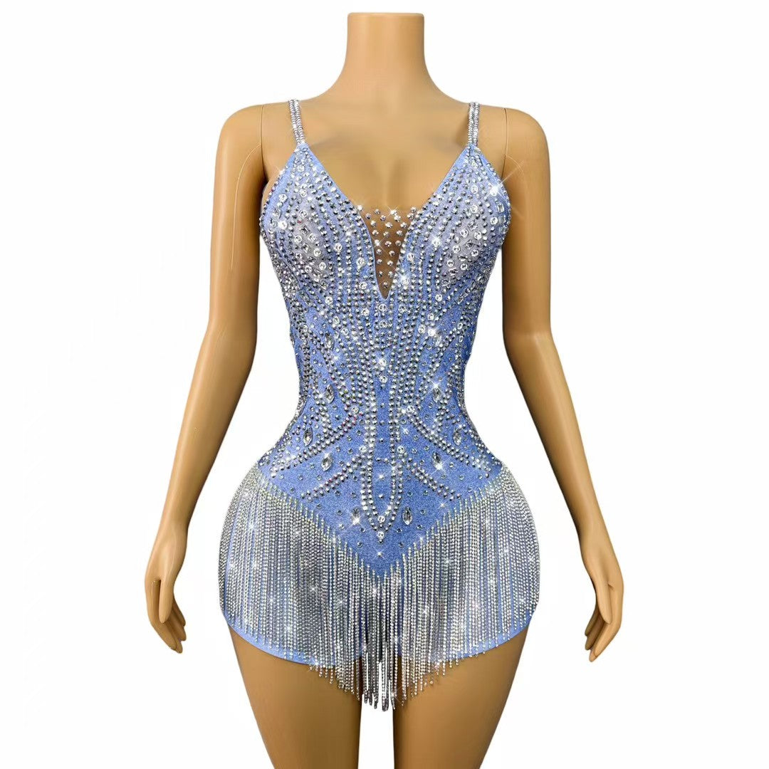 CELESINYI Tianlanlan Crystal Sky Bodysuit