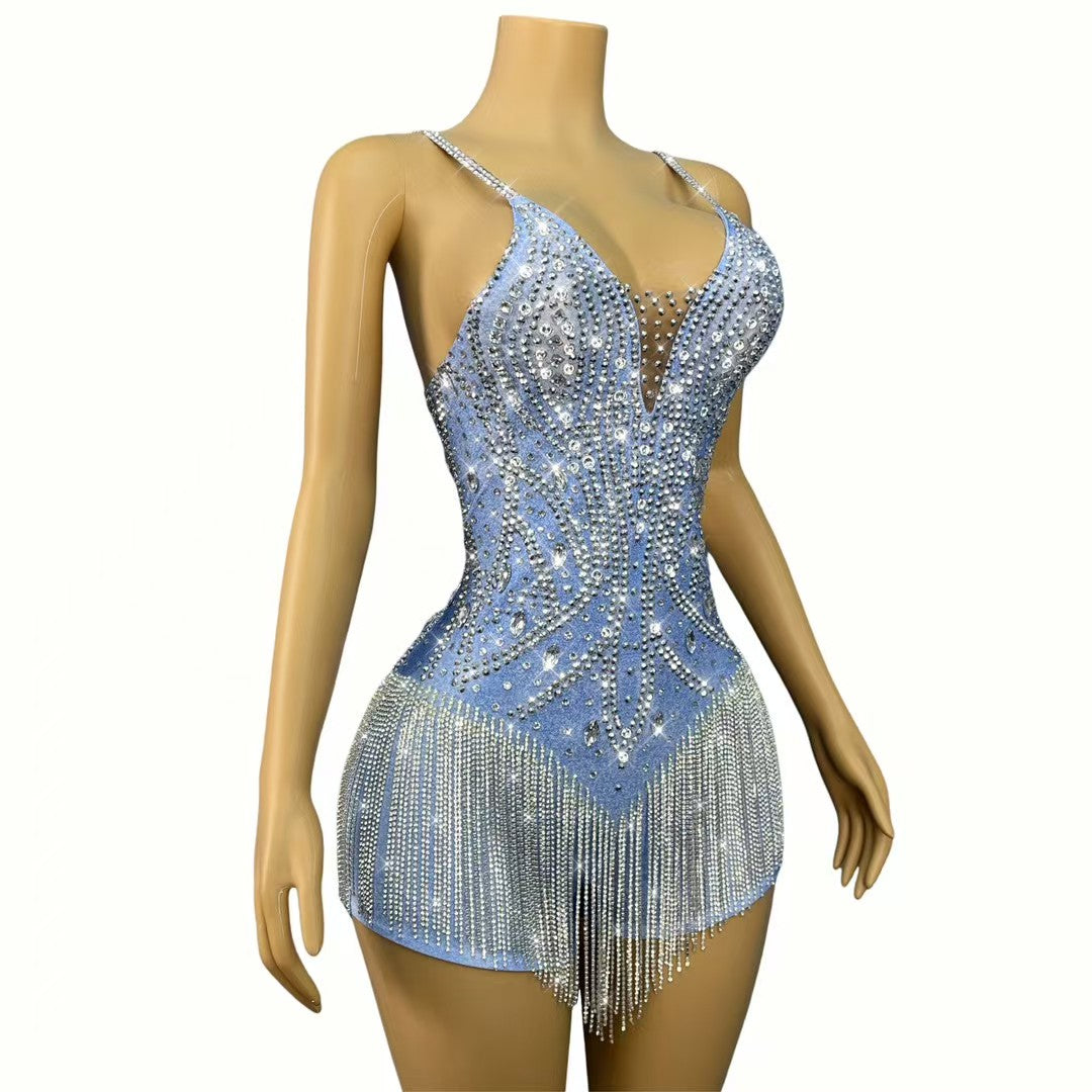 CELESINYI Tianlanlan Crystal Sky Bodysuit