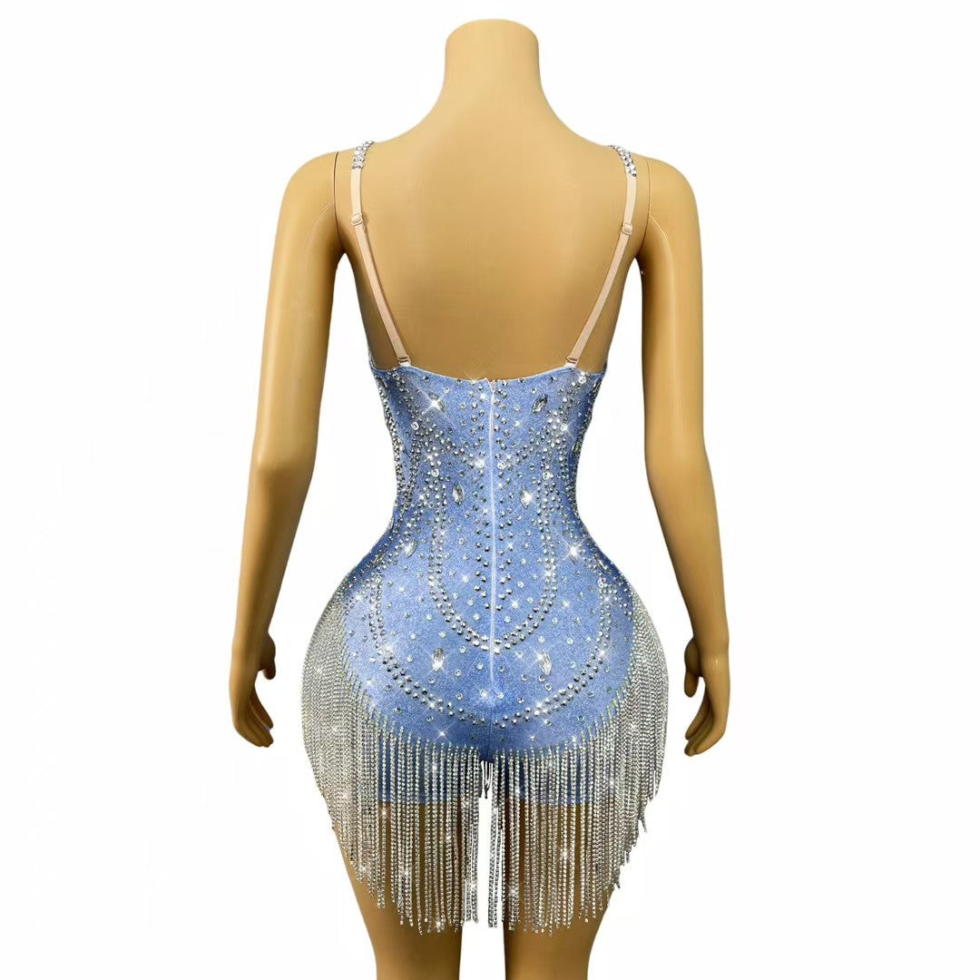 CELESINYI Tianlanlan Crystal Sky Bodysuit