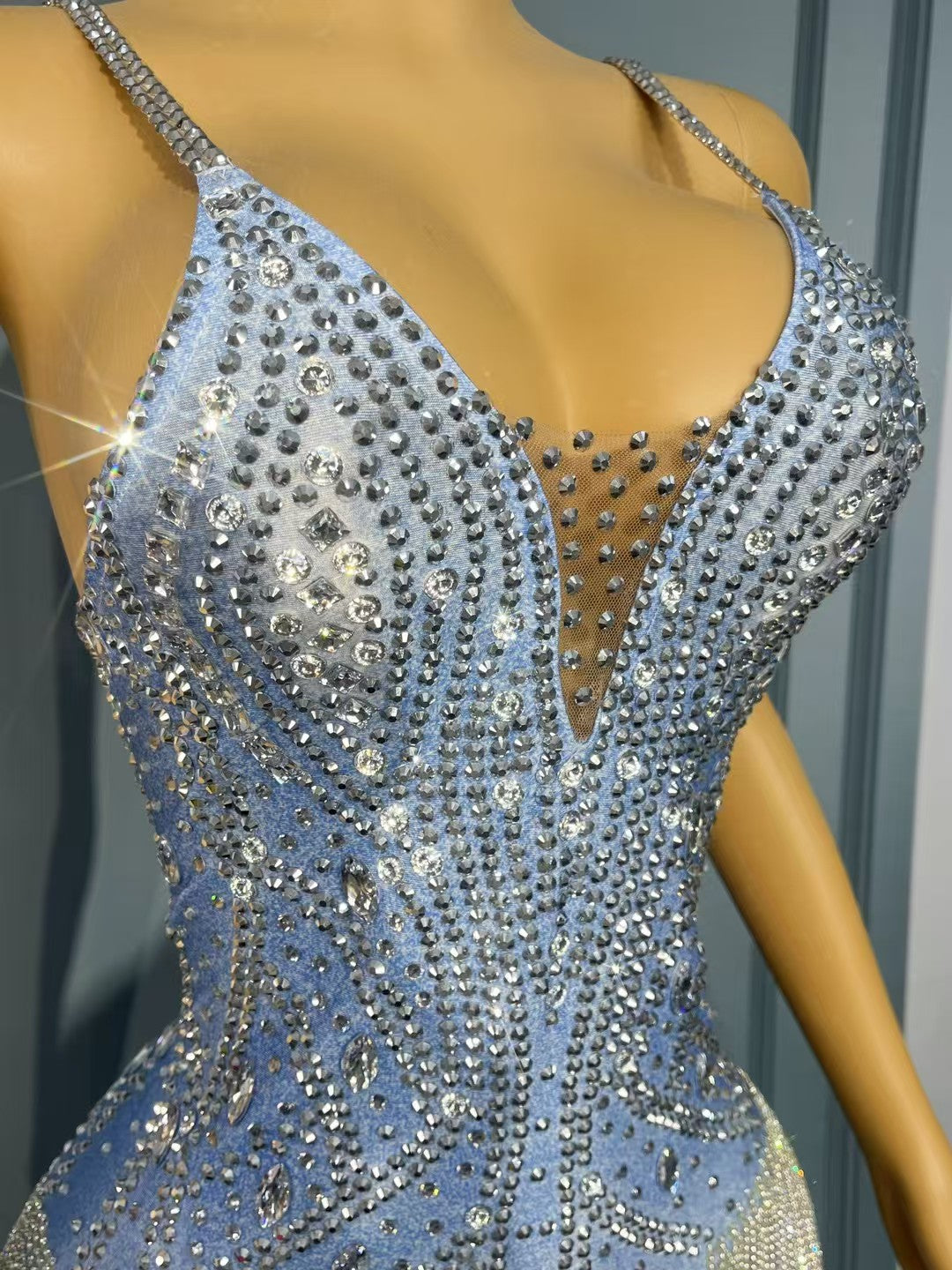 CELESINYI Tianlanlan Crystal Sky Bodysuit
