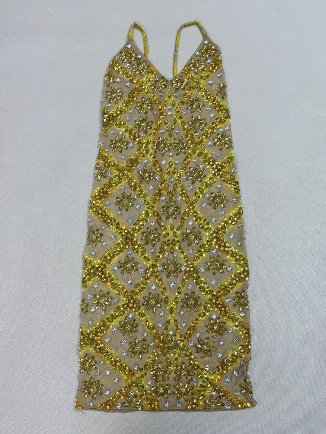 CELESINYI Juhuacha Crystal Amber Gown