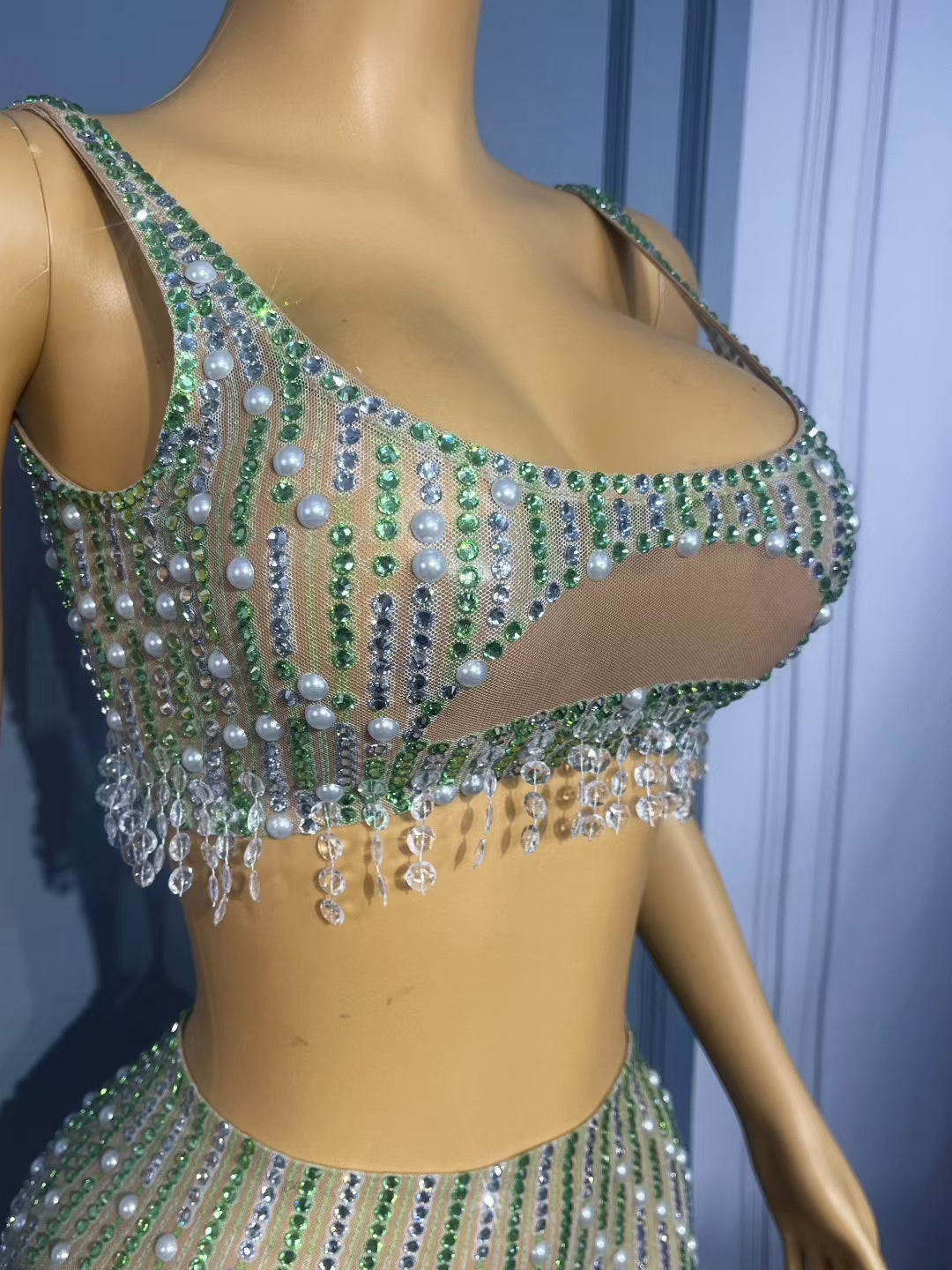 CELESINYI Cuizhu Crystal Bamboo Set