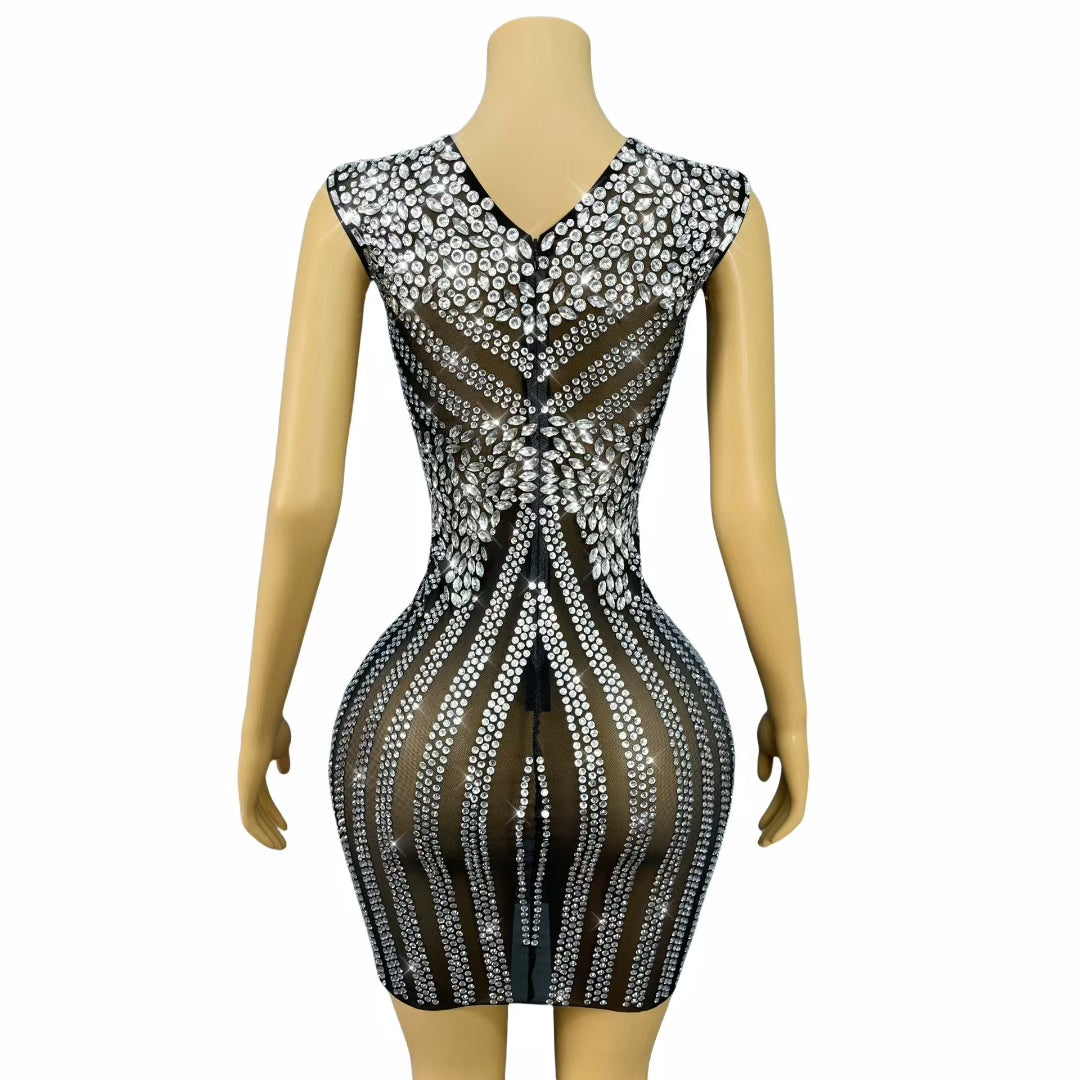 CELESINYI Baihuadai Crystal Flower Gown