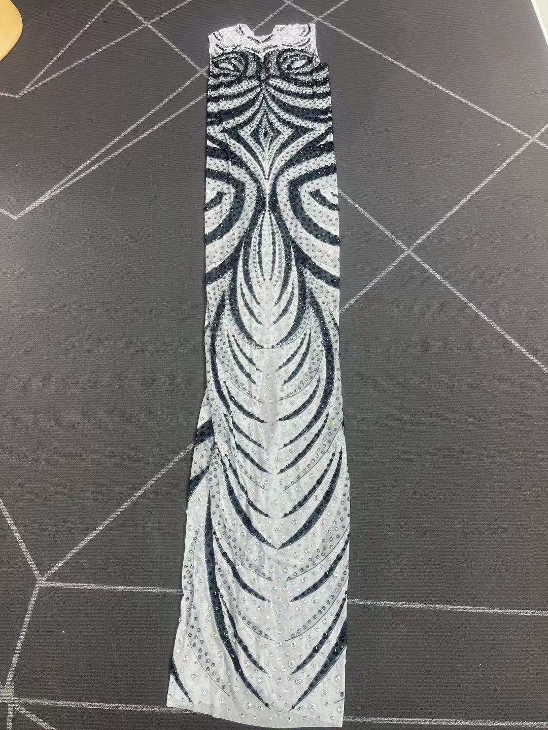 CELESINYI Baihupi Crystal Tiger Bodysuit