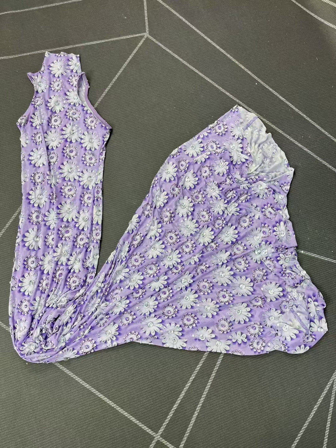 CELESINYI Xiaobaihua Crystal Daisy Gown