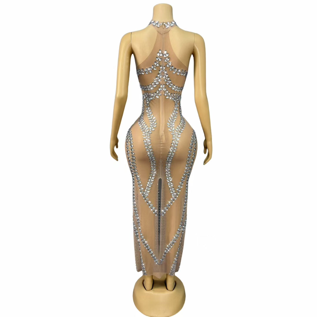 CELESINYI Xiaohuasha Crystal Willow Gown