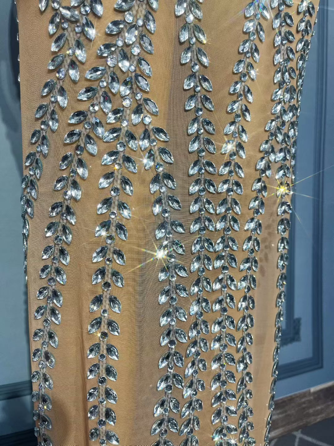 CELESINYI Xiaohuasha Crystal Willow Gown