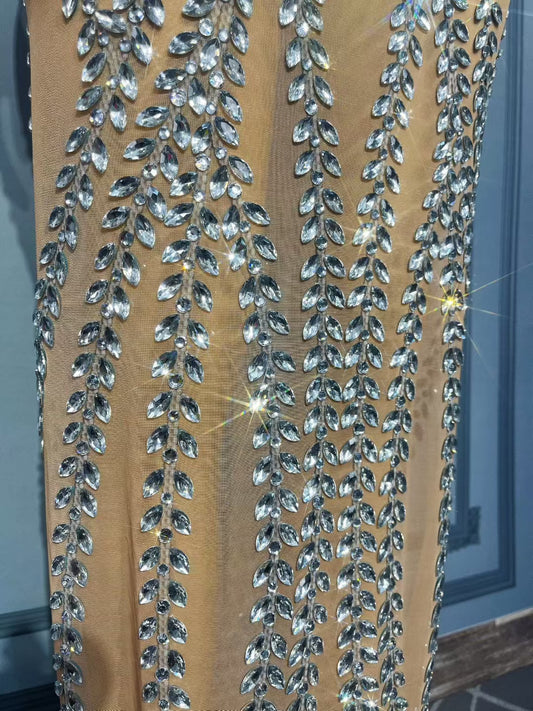CELESINYI Xiaohuasha Crystal Willow Gown
