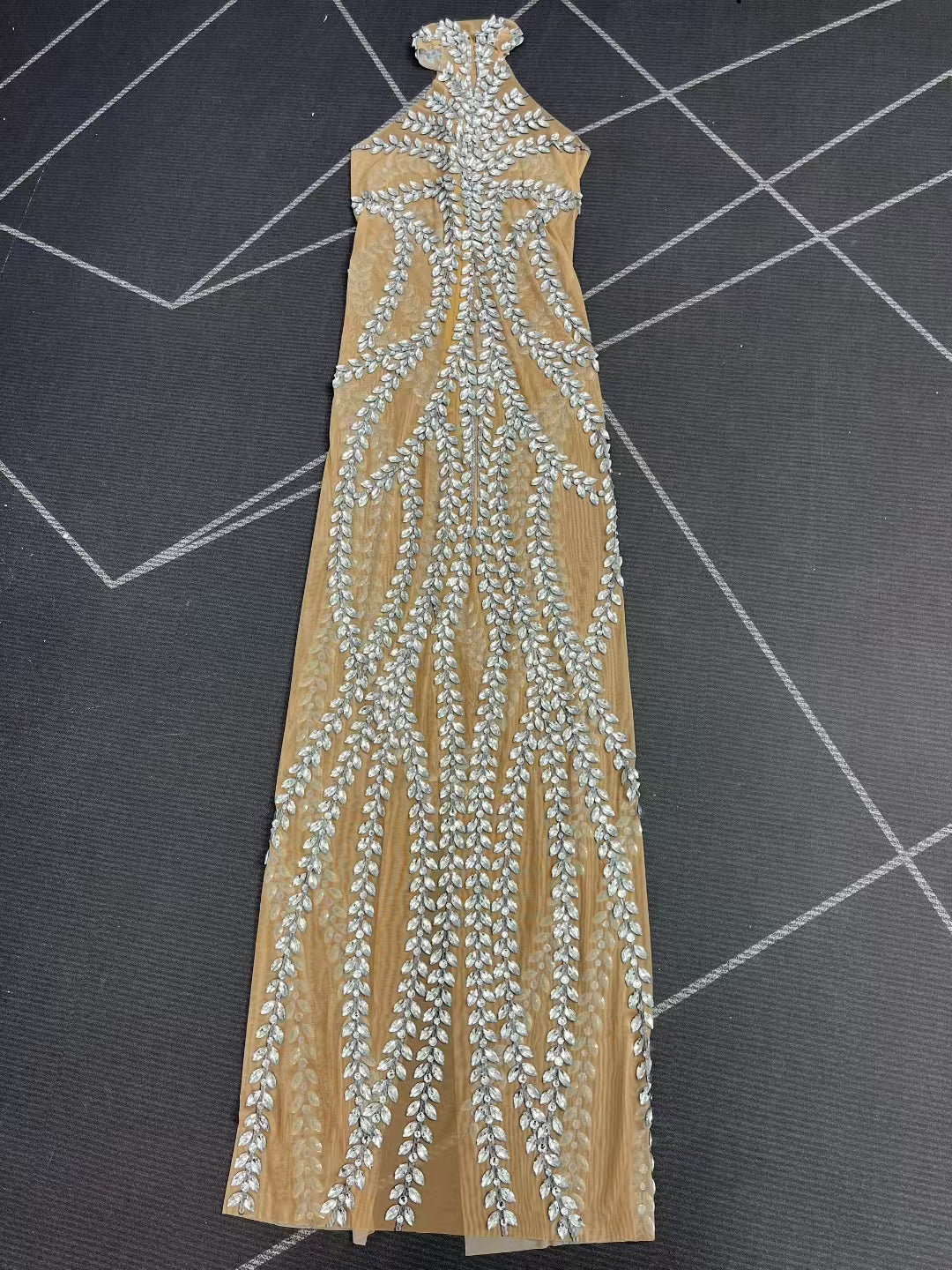 CELESINYI Xiaohuasha Crystal Willow Gown