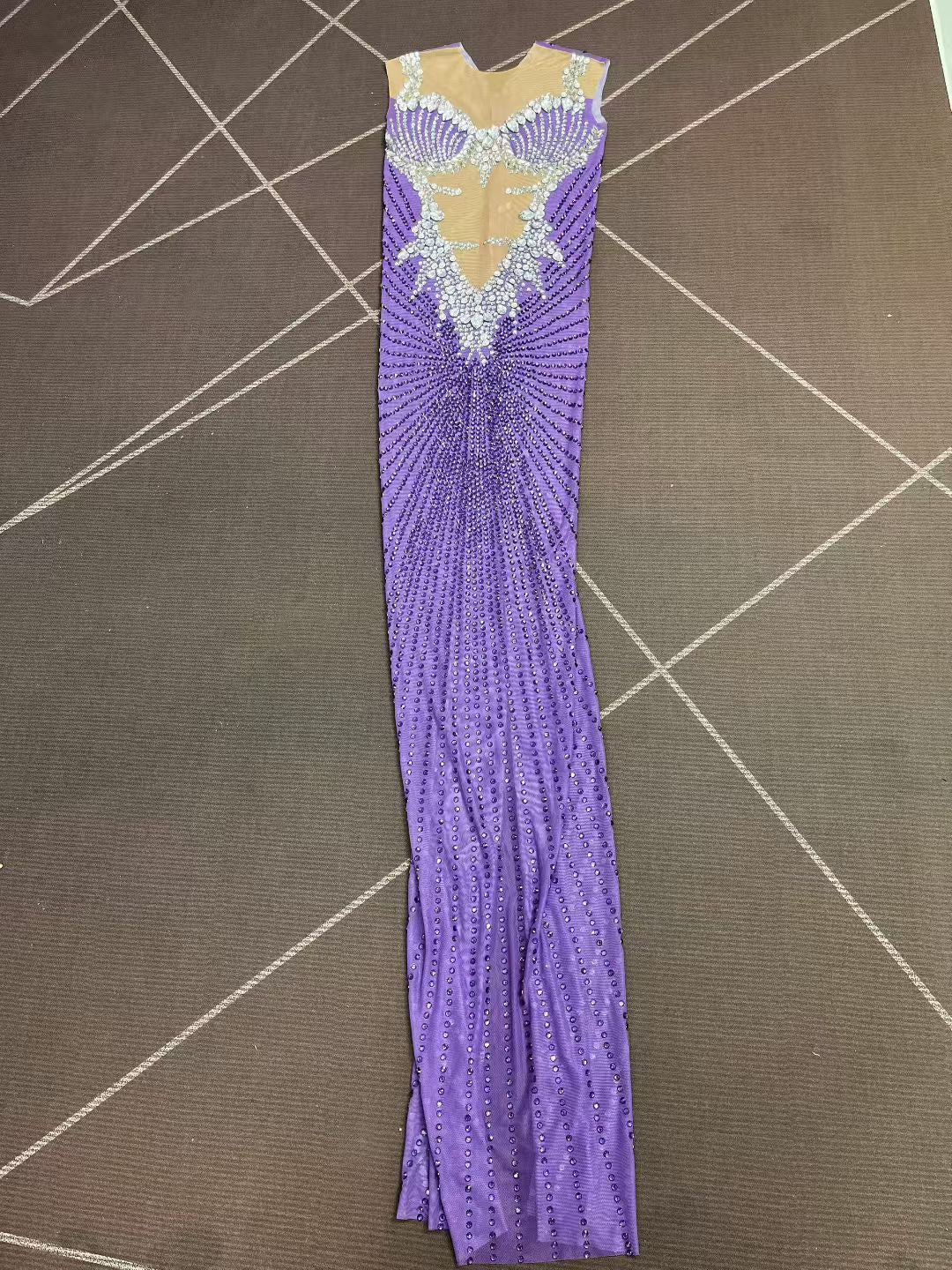 CELESINYI Chijin Crystal Light Purple Gown