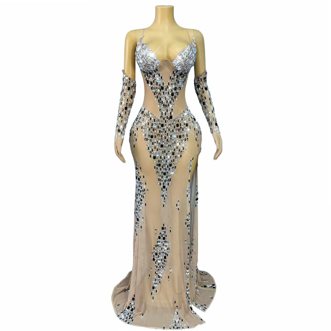 CELESINYI Maodunti Crystal Glove Set