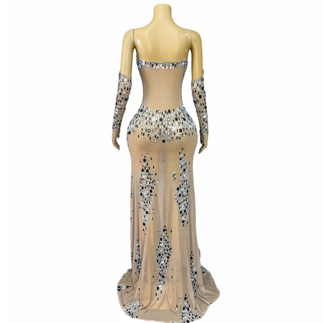CELESINYI Maodunti Crystal Glove Set